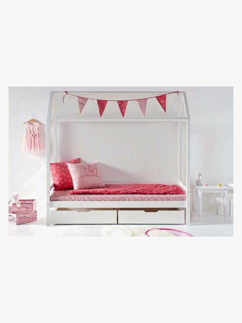 Hoppekids ECO Dream Husseng Modul, 90x200 cm, Hvit