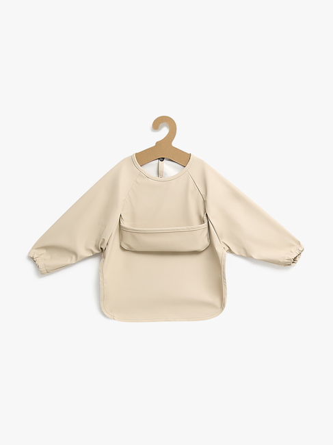 Beemoo CARE Bib  Langermet Smekke, Beige