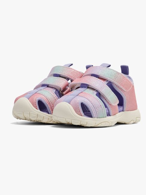 Hummel Velcro Infant Sandaler, Multi Color Pink