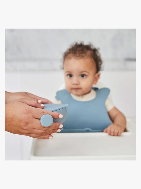 b.box Skål med Lokk Silikon, Ocean