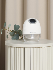 Beemoo CARE Wearable Slim Elektrisk Brystpumpe Singel, White