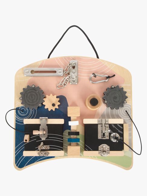 Small Foot Motorikkbrett med Lås og Snurrefunksjon