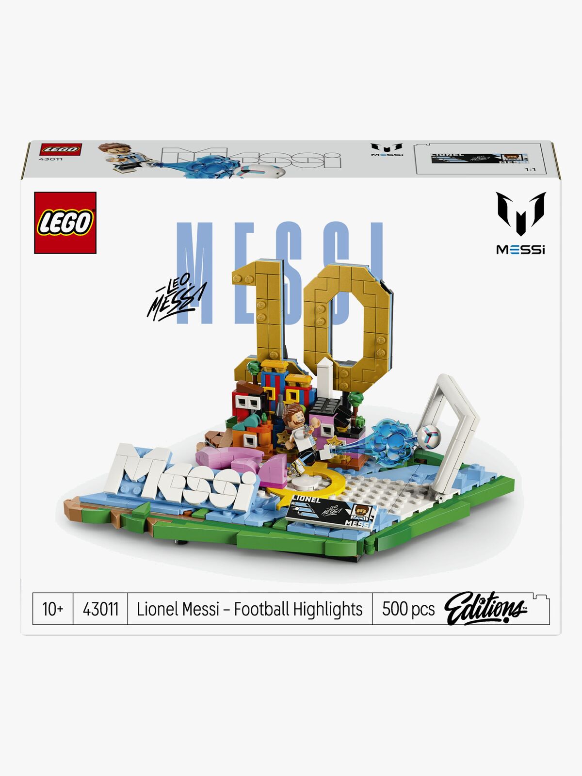 LEGO Editions Football 43011 Lionel Messi – fotball-høydepunkter
