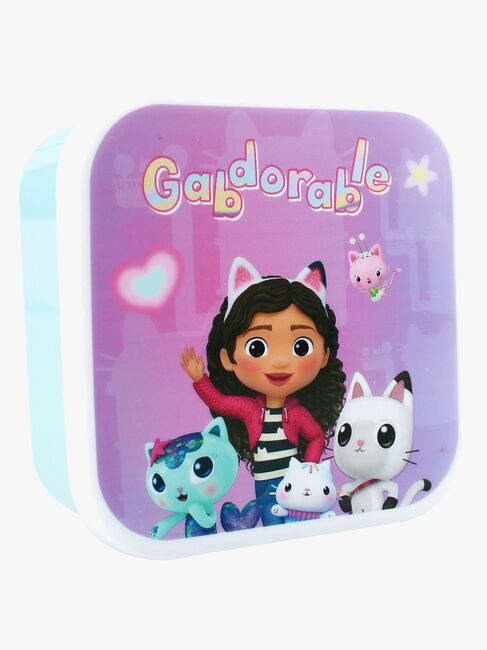 Gabby's Dollhouse 3 in 1 Snackboks Fresh Bites, Lilla