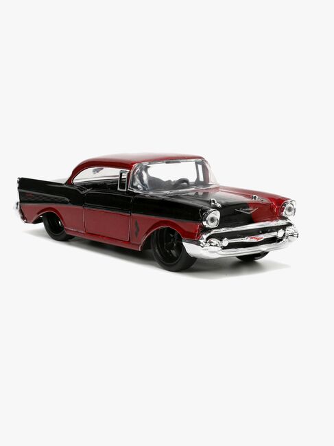 Jada Toys DC Comics Bil med Figur Harley Quinn & 1957 Chevy Bel Air 1:32