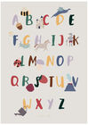 Sebra Plakat Alfabet A-Z Pixie/Dragon Tale