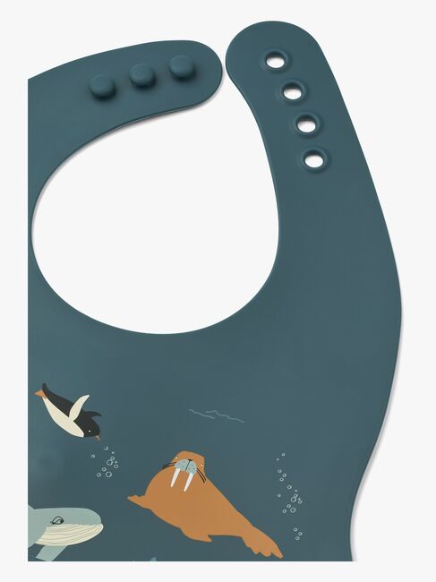 LIEWOOD Ember Mønstret Smekke 2-Pakk, Arctic Sea/Ocean view