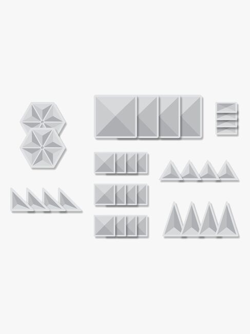 Connetix Magnetiske Byggeklosser Clear Startsett 34 Deler