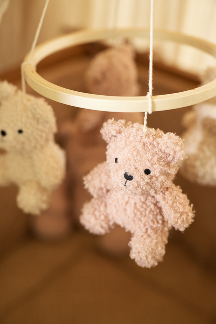 Jollein Teddy Bear Uro, Natural/Wild rose