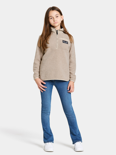 Didriksons Exa Fleecetrøye, Beach beige