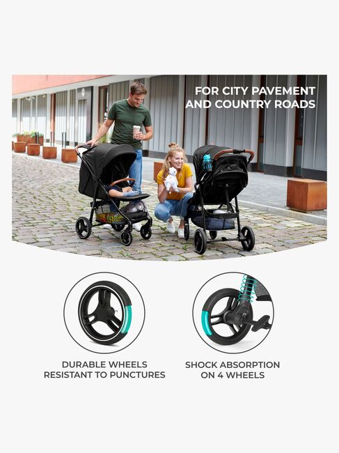 Kinderkraft GRANDE PLUS Sportsvogn, Pink