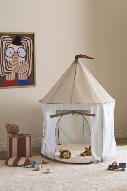 Kid's Concept Leketelt Stripete, Blå