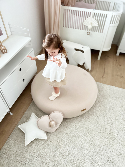 Jupiduu Innendørs Hoppeplate, Beige