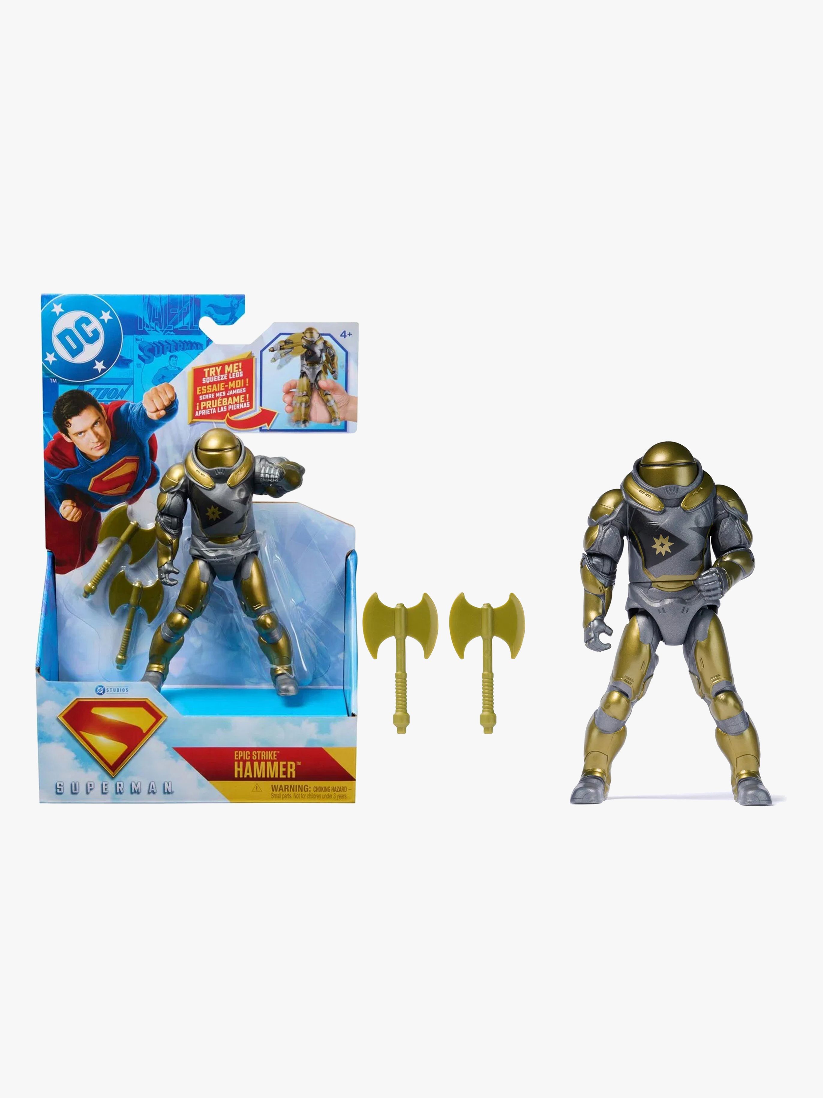 Superman Movie Feature Hammer Actionfigur - 15 cm - Actionfigurer