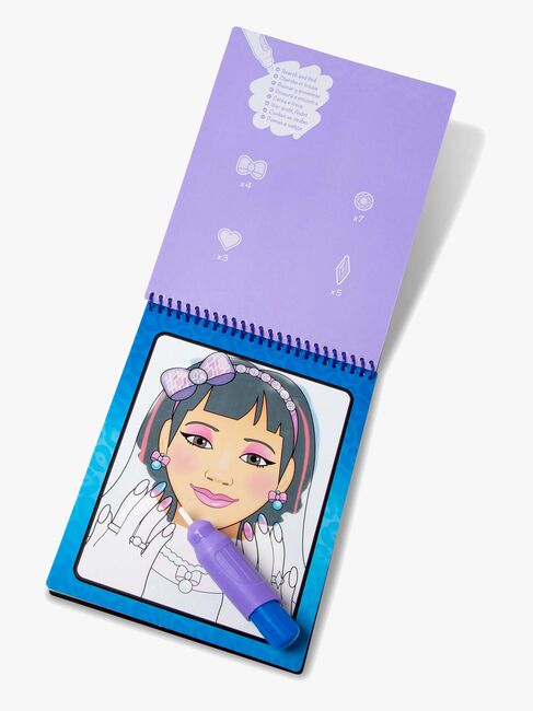 Melissa & Doug Water Wow! Fargeleggingsbok Makeup & Manicure