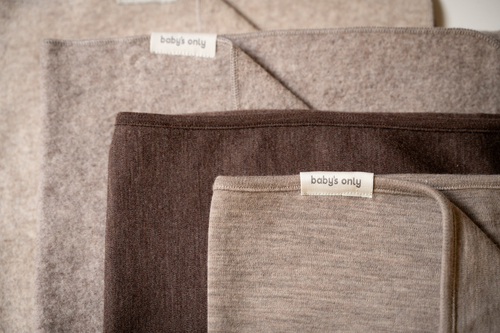 Baby's Only Newborn Teppe Merinoull TOG 0.5, Fine Taupe