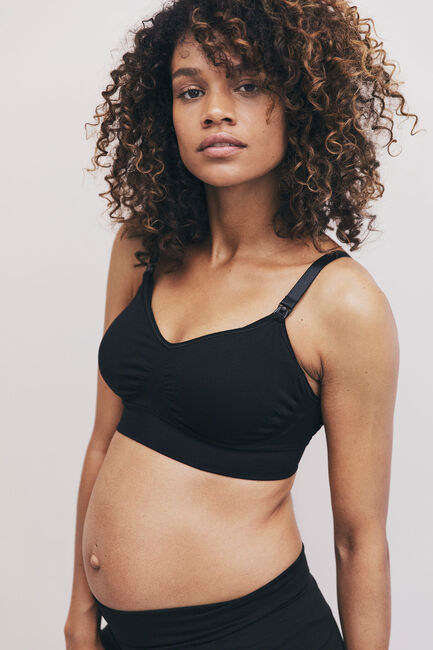 Boob Amme-BH T-Shirt Fast Food Svart