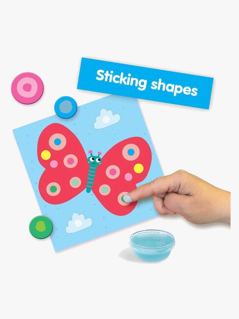 SES Creative 3-in-1 Hobbysett Min Første Fingermaling Fargelegging & Former