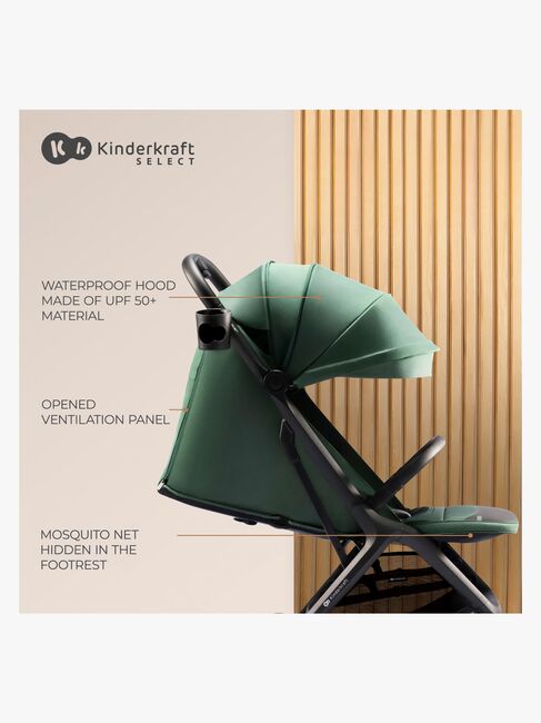 Kinderkraft NUBI 2 Sportsvogn, Mystic Green