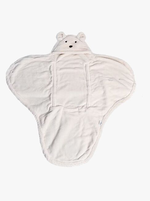 Mini Dreams Bjørn Svøpeteppe, Off White