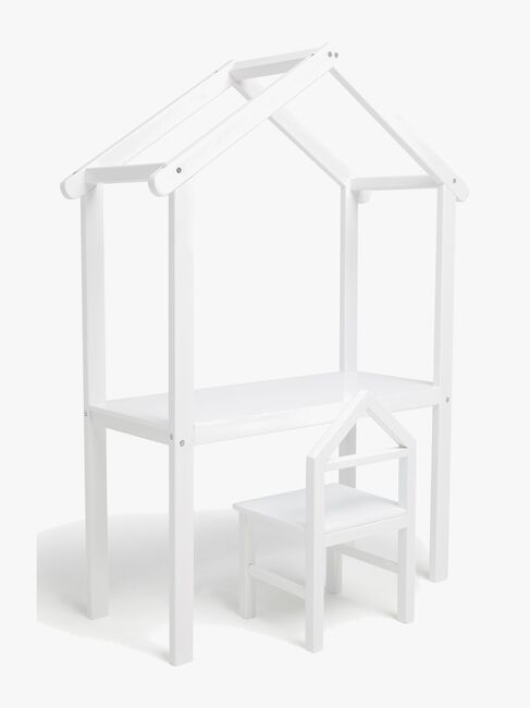 JLY  Hus Skrivebord med Stol, Hvit