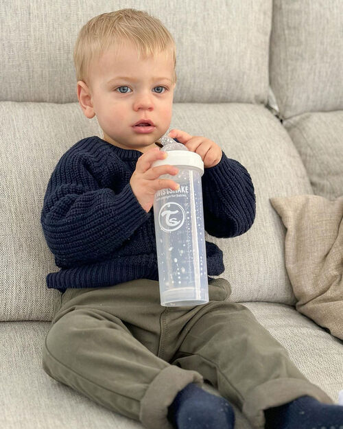 Twistshake Tåteflaske Anti-Kolikk 330 ml, Hvit