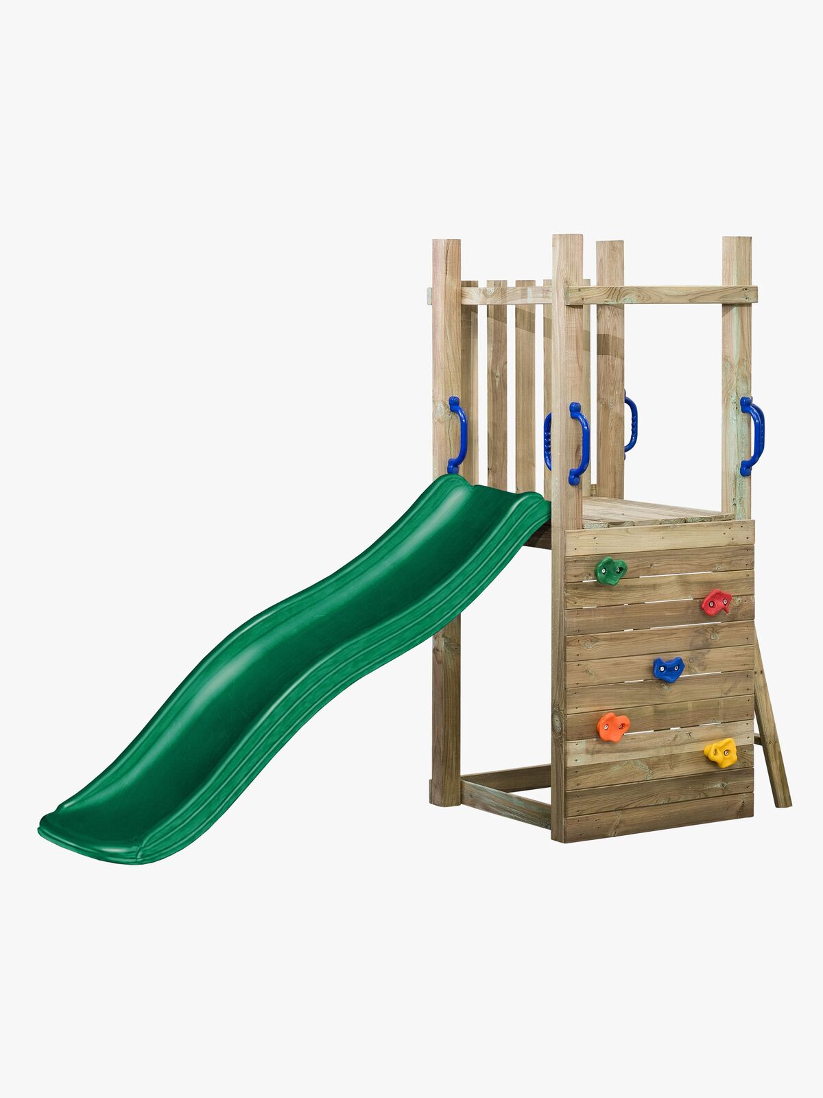 Swing King Irma Klatretårn med Grønn Sklie 175 cm