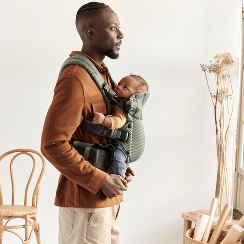 BabyBjörn Harmony Bæresele 3D Mesh, Mørkegrønn