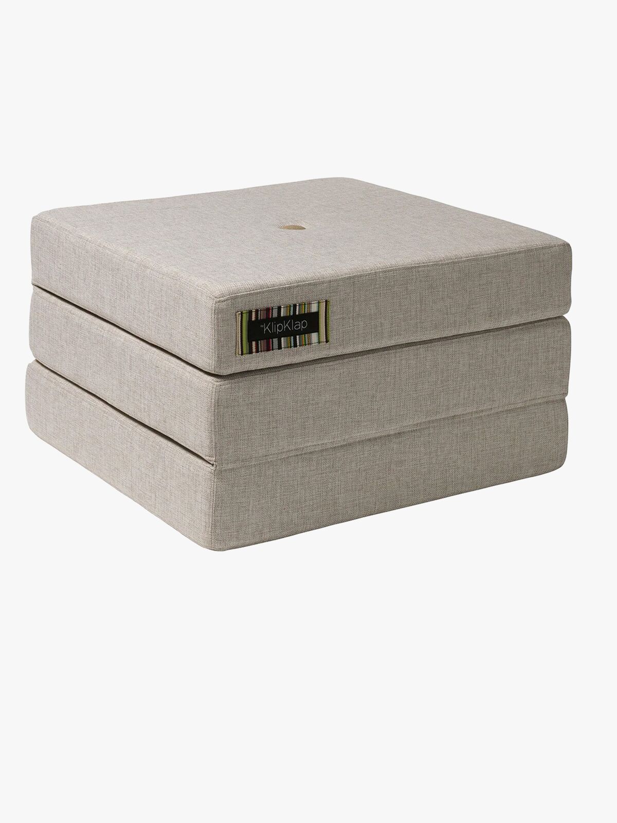 KlipKlap 3-Fold Enkelmadrass, Beige