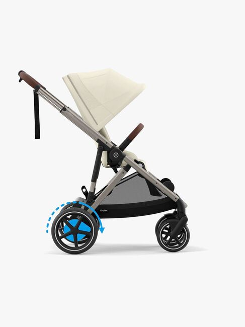 Cybex e-GAZELLE S Sportsvogn, Seashelle Beige/Taupe
