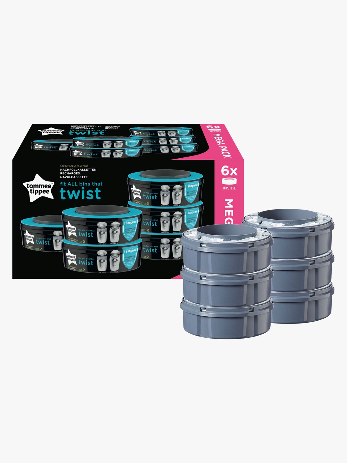 Tommee Tippee Twist Refill 6-pack