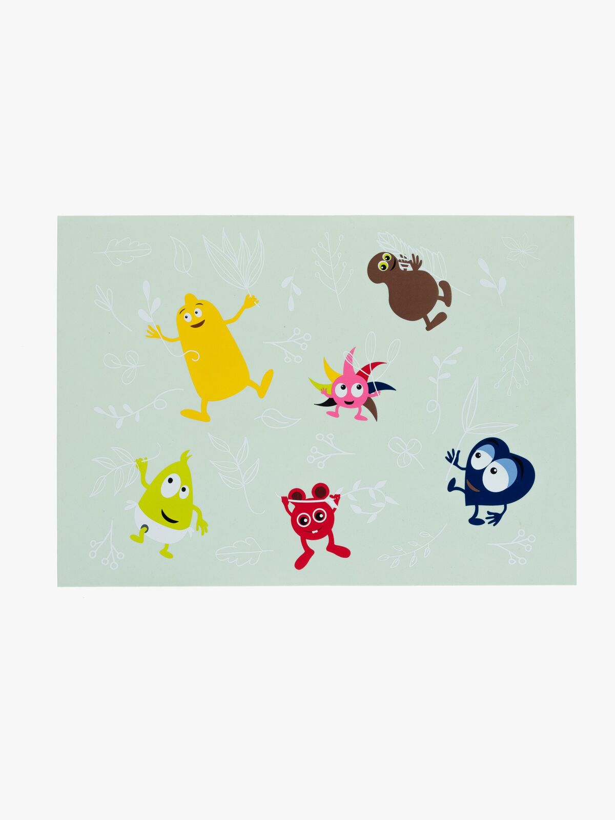 Babblarna Spisebrikke Silikon, Blå