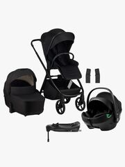 EasyWalker Zoey Duovogn inkl. Axkid GOKID Babybilstol & Base, Pure Black