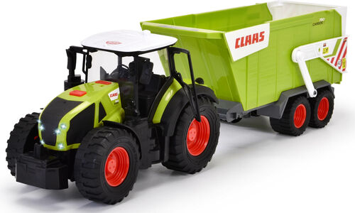 Dickie Toys CLAAS Traktor med Tilhenger