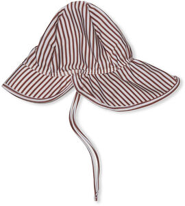 MINI A TURE Gustas UV-hatt, Acorn Brown Stripes