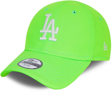 New Era LA Dodgers Neon Pack 9Forty Caps, Green Shock