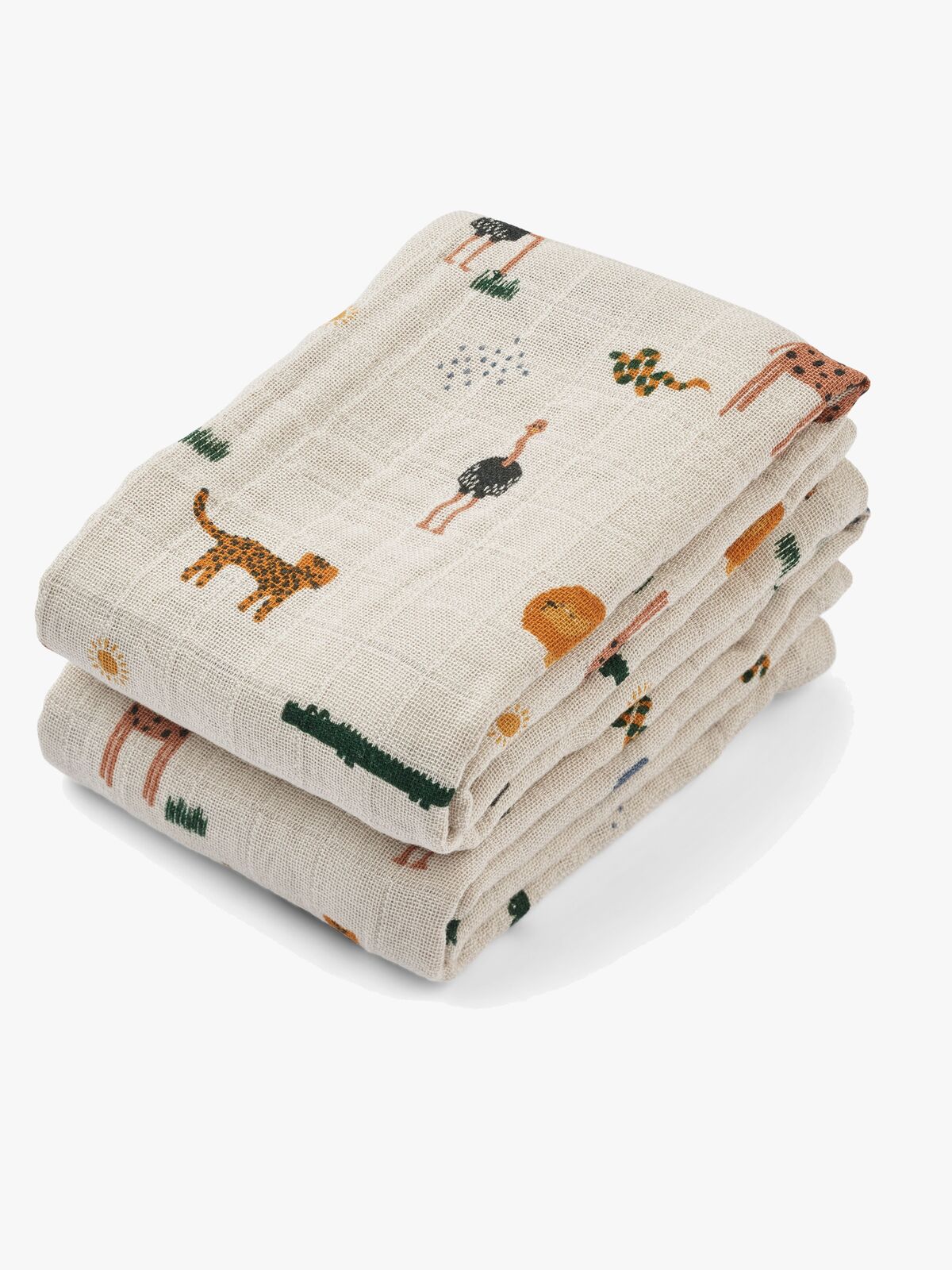 LIEWOOD Lewis Musselinteppe 2-Pack, Safari/Sandy