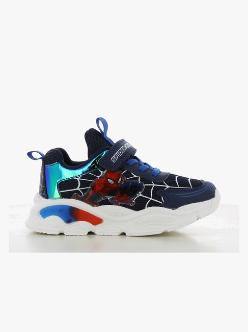 Marvel Spider-Man  Blinkende Sneakers, Navy/Cobalt Blue