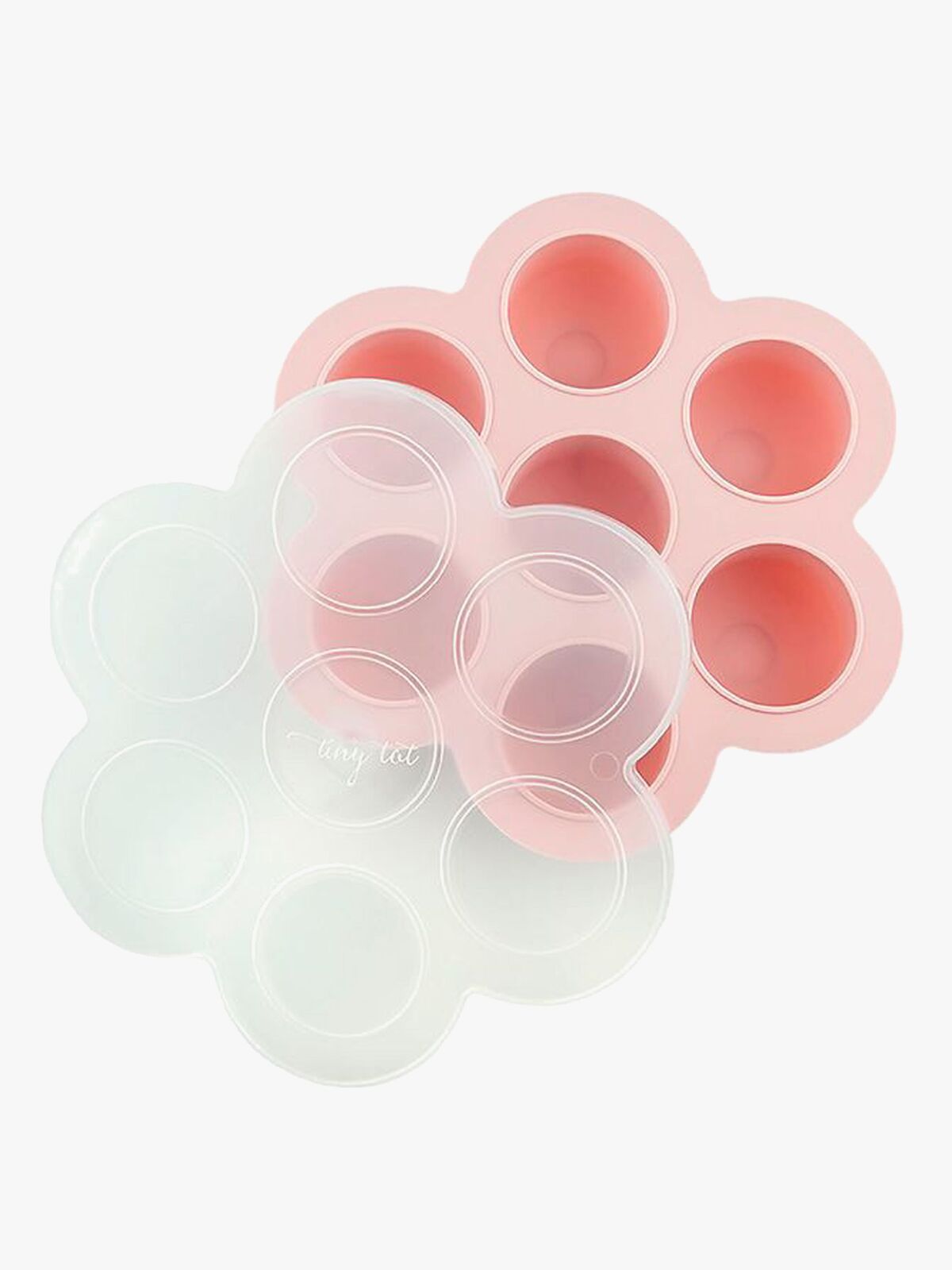 Tiny Tot Freezing Cubes Silicone Container, Pink