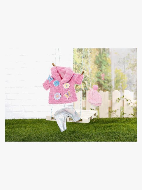 Baby Born Dukkeklær Kåpe 43 cm, Rosa