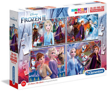 Disney Frozen 2 Puslespill 4-i-1