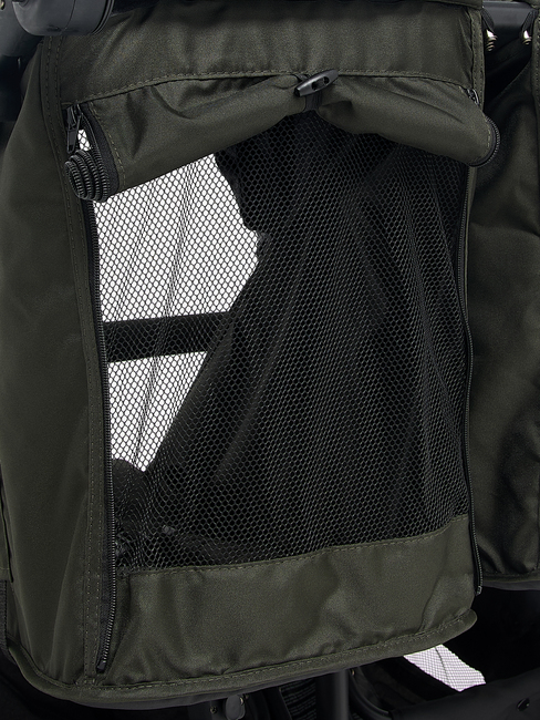 Beemoo Activity tvillingvogn for søsken, grønn