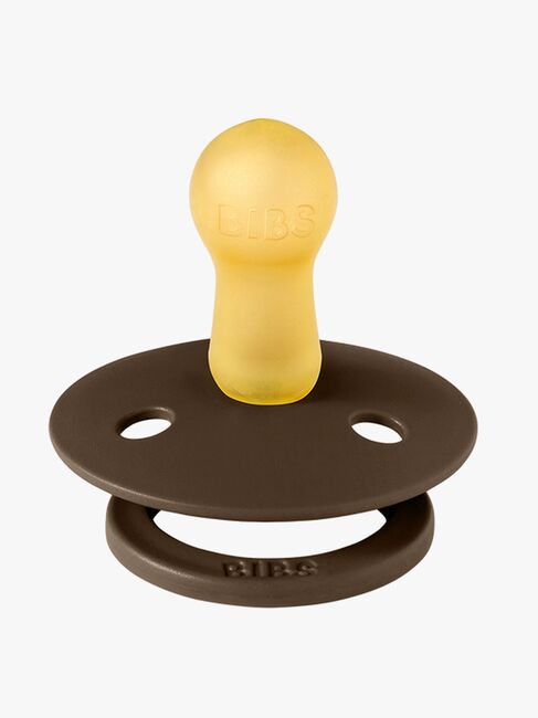 BIBS Smokk Colour 2-pack Lateks Størrelse 2, Mocha/Dark Oak