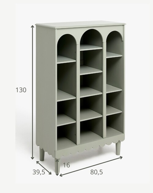 Alice & Fox Dune  Dekorativ Bokhylle, Sage