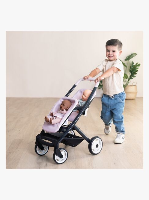 Smoby MAXI-COSI Tvillingvogn, Rosa