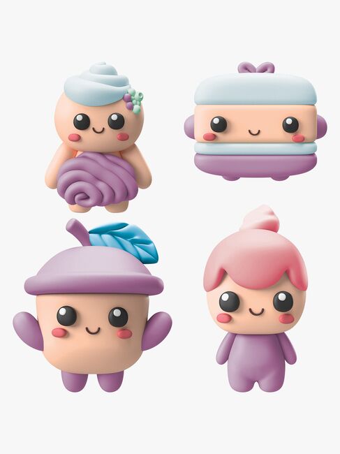 Just Dough Lufttørkende Leire Figur 57 g, 6-Pakk