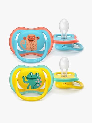 Philips Avent Ultra Air-smokk 18m+ 2-pakning, blå/gul