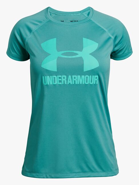 Under Armour Big Logo Tee Solid SS Treningstrøye, Shamrock