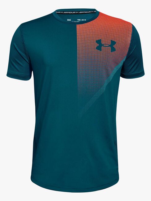 Under Armour Raid SS T-skjorte, Techno Teal