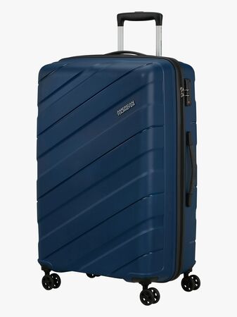 American Tourister Jetdriver Spinner Trillekoffert 100L, Navy Blue